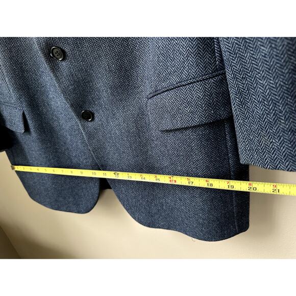 Davide Cenci Blazer Jacket 100% Pure Wool 3 Buttons Pockets Mens Good condition - Picture 6 of 11